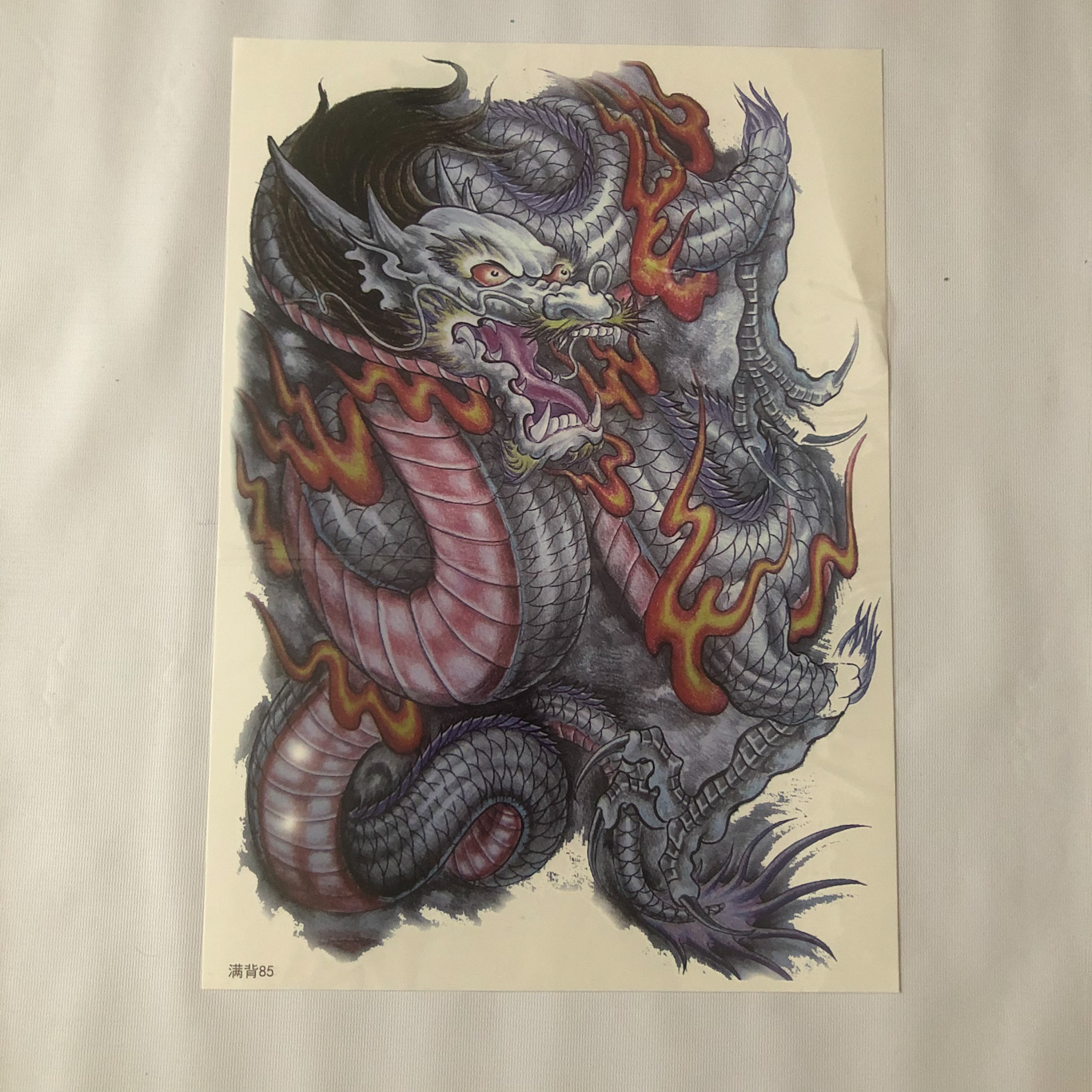 [HCM]Hình xăm dán kín lưng cao cấp tattoo full lưng 34x48cm