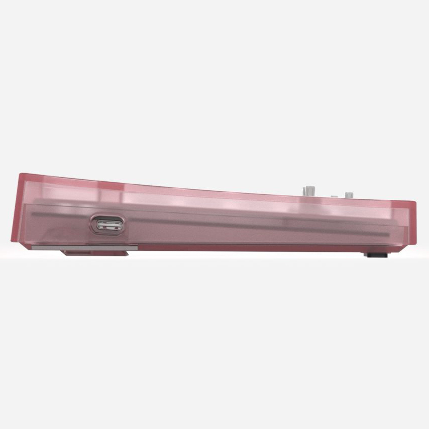 Bộ kit bàn phím cơ FL-Esports MK870 1 Mode Clear Pink - Hotswap - Led RGB - Sẵn foam - Bảo hành 12 tháng