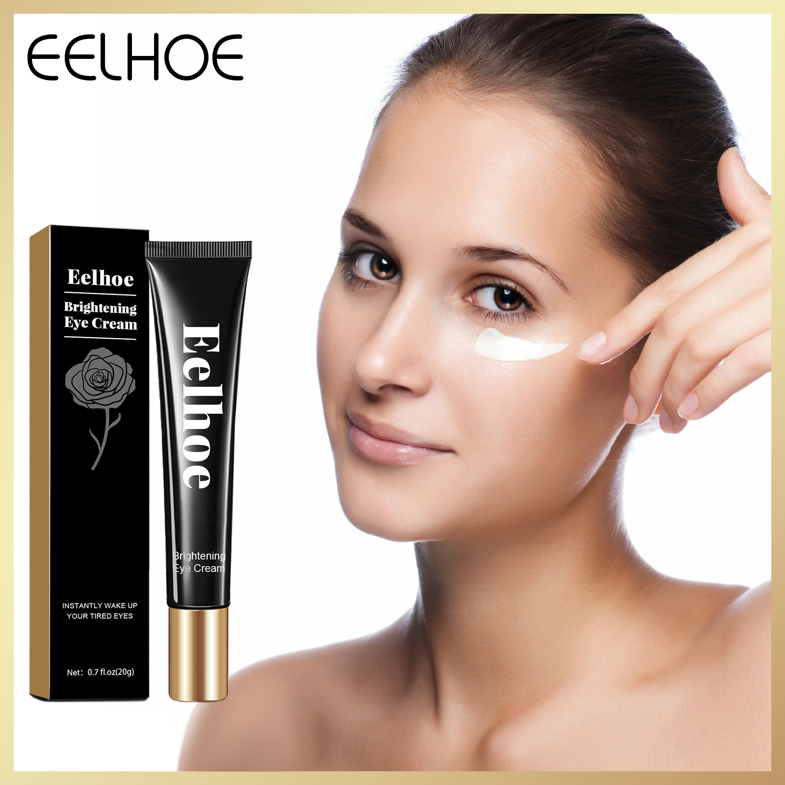Eelhoe Brightening Eye Cream Remove Puffiness Soothes Dark Circles
