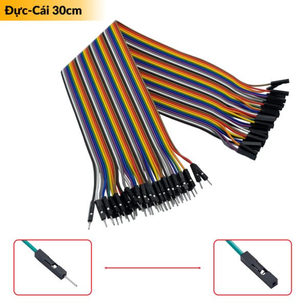 Tệp 40 Dây Cắm - Dây Test Board 30 Cm