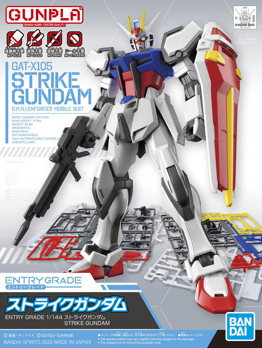 Mô hình Gundam Bandai Entry Grade 1 144 Strike Gundam 1 144 Gundam SEED GDB
