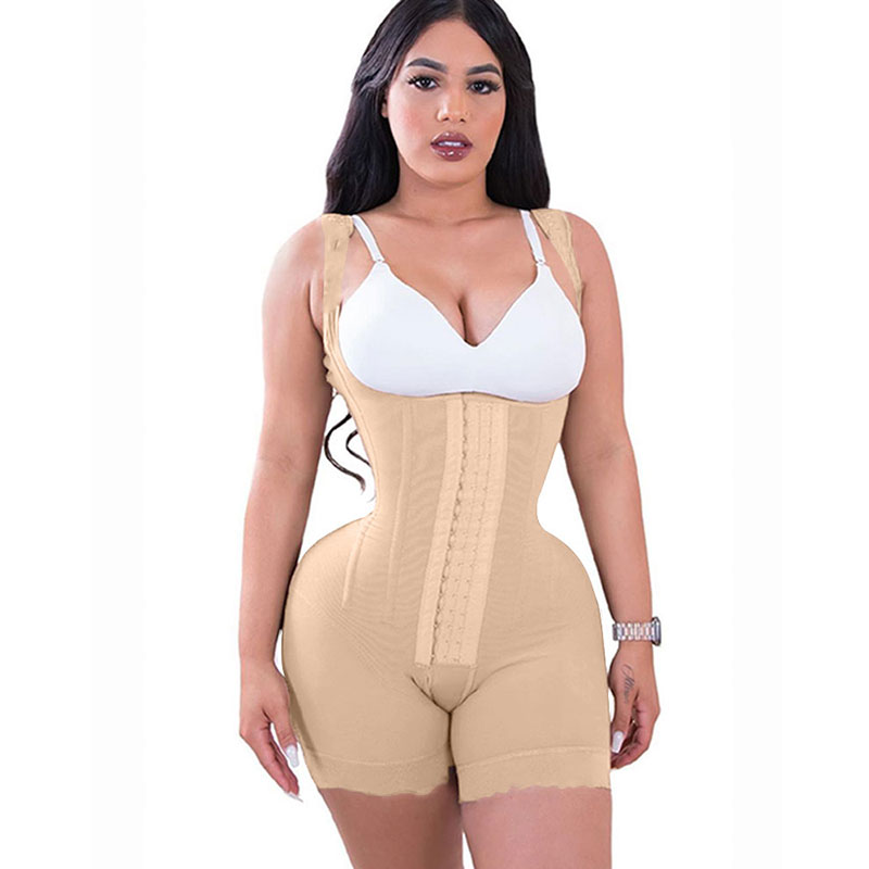 Full Abdomen Control Girdle High Compression Strapless Body Shaper With  Zipper Fajas Reductoras Y Modeladoras Mujer Skims
