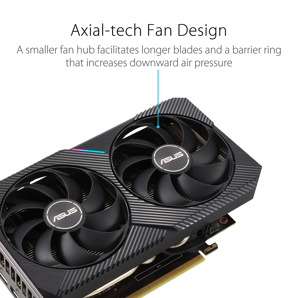 ASUS Dual GeForce RTX™ 3060 V2 OC Edition 12GB GDDR6 Graphics Card