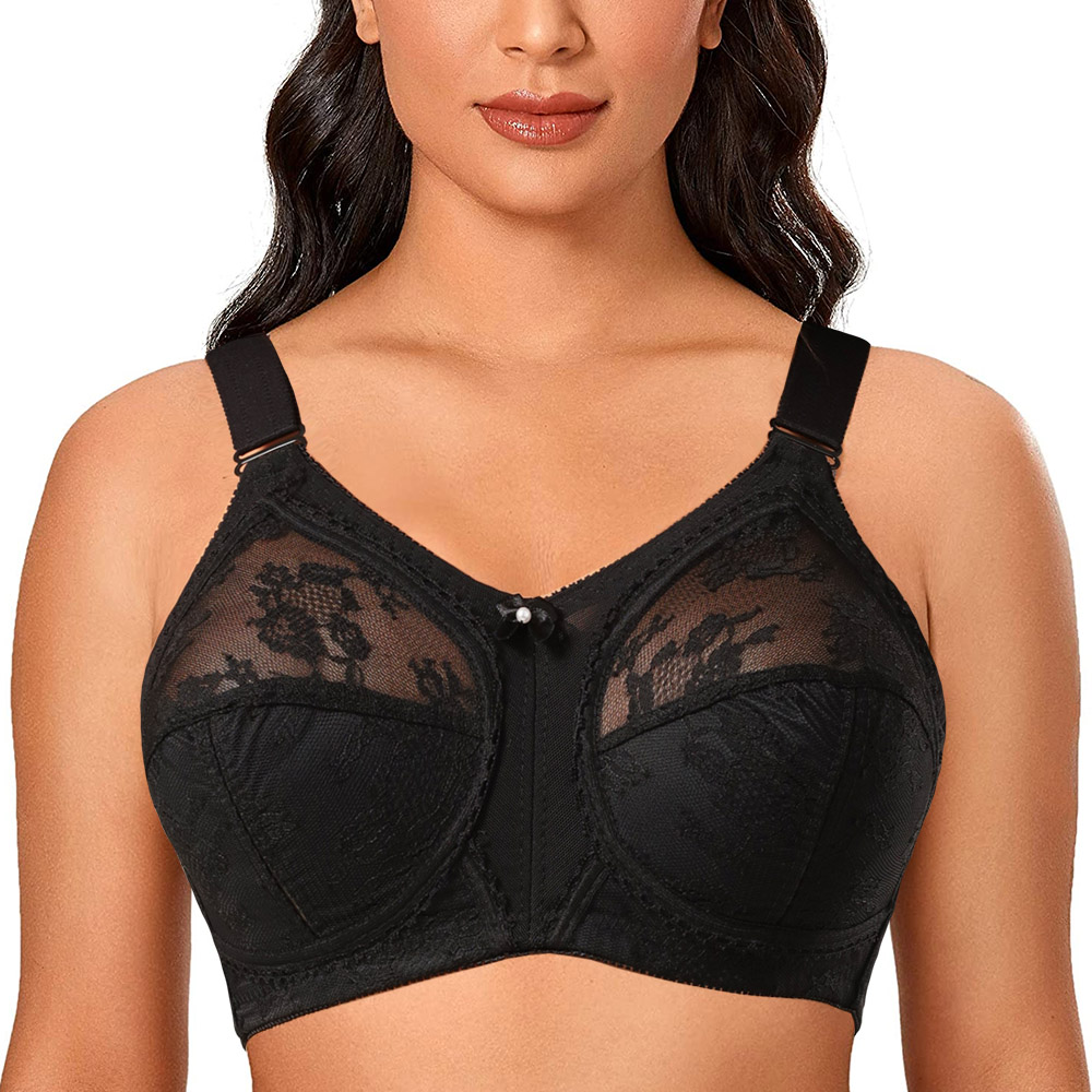 Bras%20for%20Women%20Big%20Minimizer%20Bras%20Large%20Size%20Lace%20Bra%20Women%20Unlined%20Full%20Cup%20Big%20Cup%20Thin%20Wireless%20Adjusted-straps%20Soutien%20Gorge%20-%20Image%202