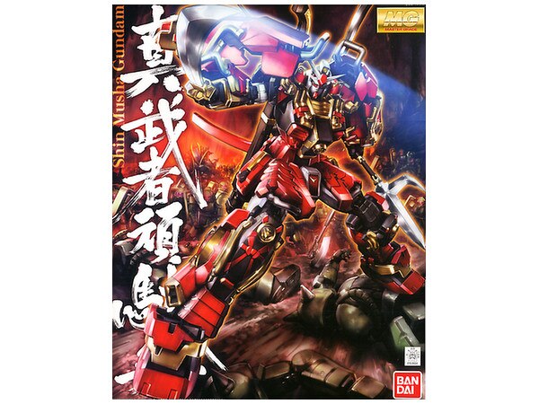 Bandai mg shin musha gundam sengoku no jin 1/100 bộ đồ di động tỷ lệ gundam gunpla model kit lắp ráp anime hình hành động