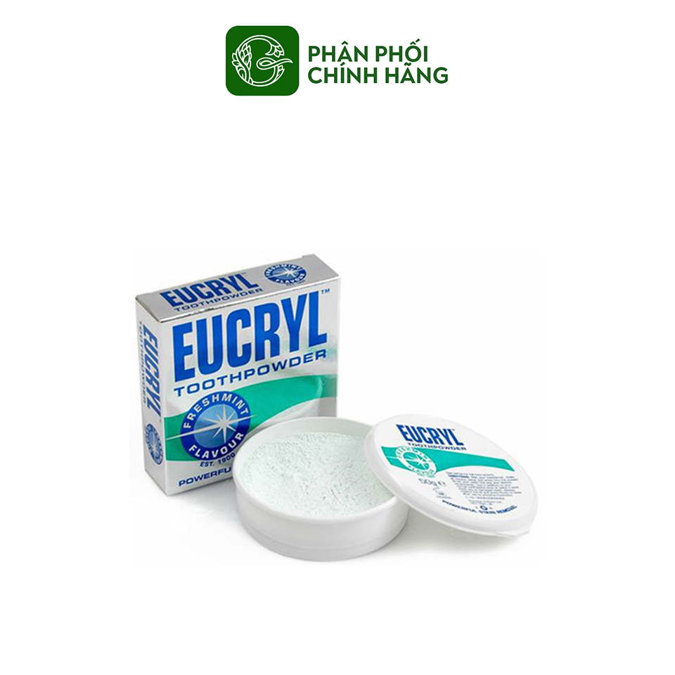 Bột Tẩy Trắng Răng Eucryl Tooth Powder 50g