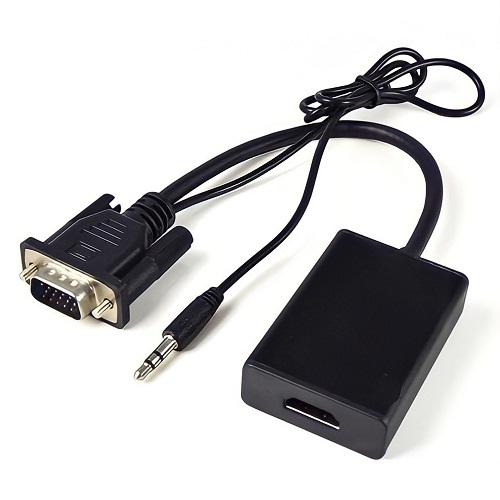 Cáp chuyển đổi VGA to HDMI Có Audio