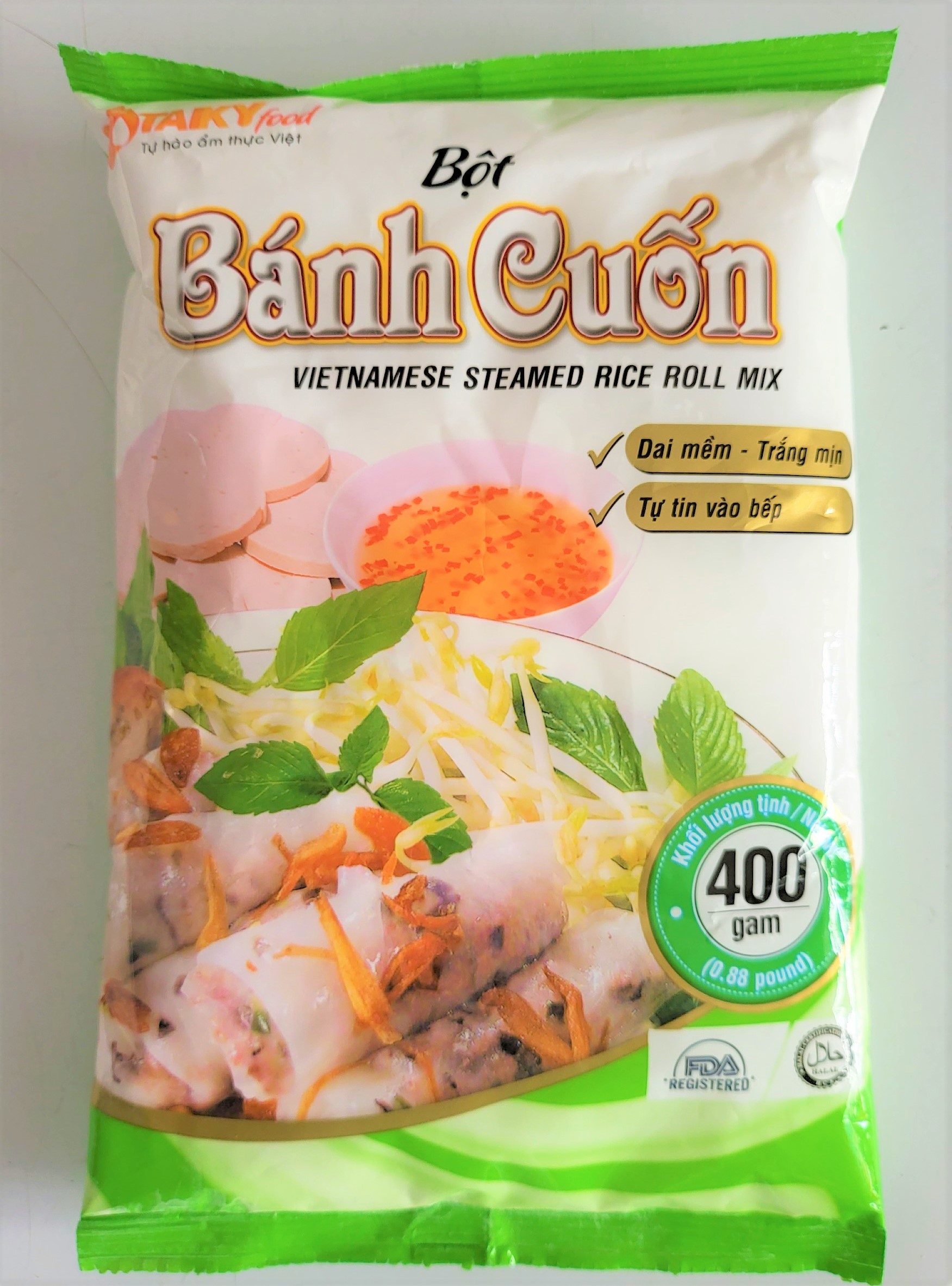 [Túi 400g] BỘT BÁNH CUỐN [VN] TÀI KÝ Vietnamese Steamed Rice Roll mix (halal)