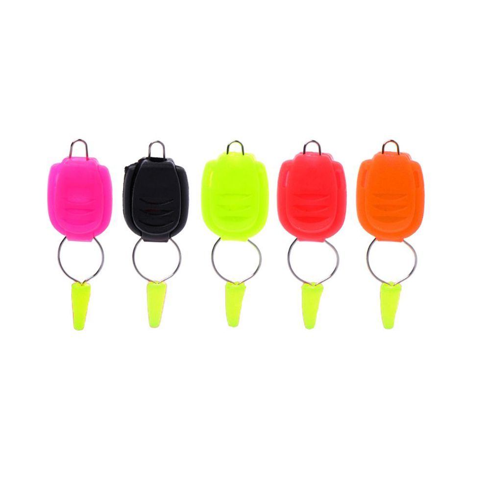 MEIQIUCOU2 5 PCs Color At Random Wire Fastening Portable Thread Holder  Water Drop Wheel ABS Buckle Clip Fishing Line Stopper