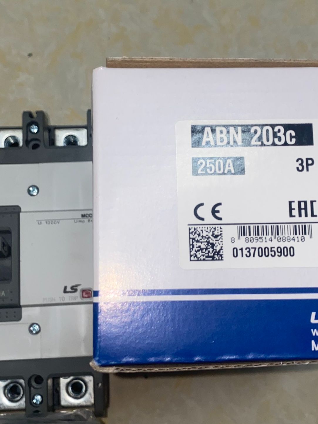 Aptomat (MCCB) LS chính hãng ABN203c 250A 30kA