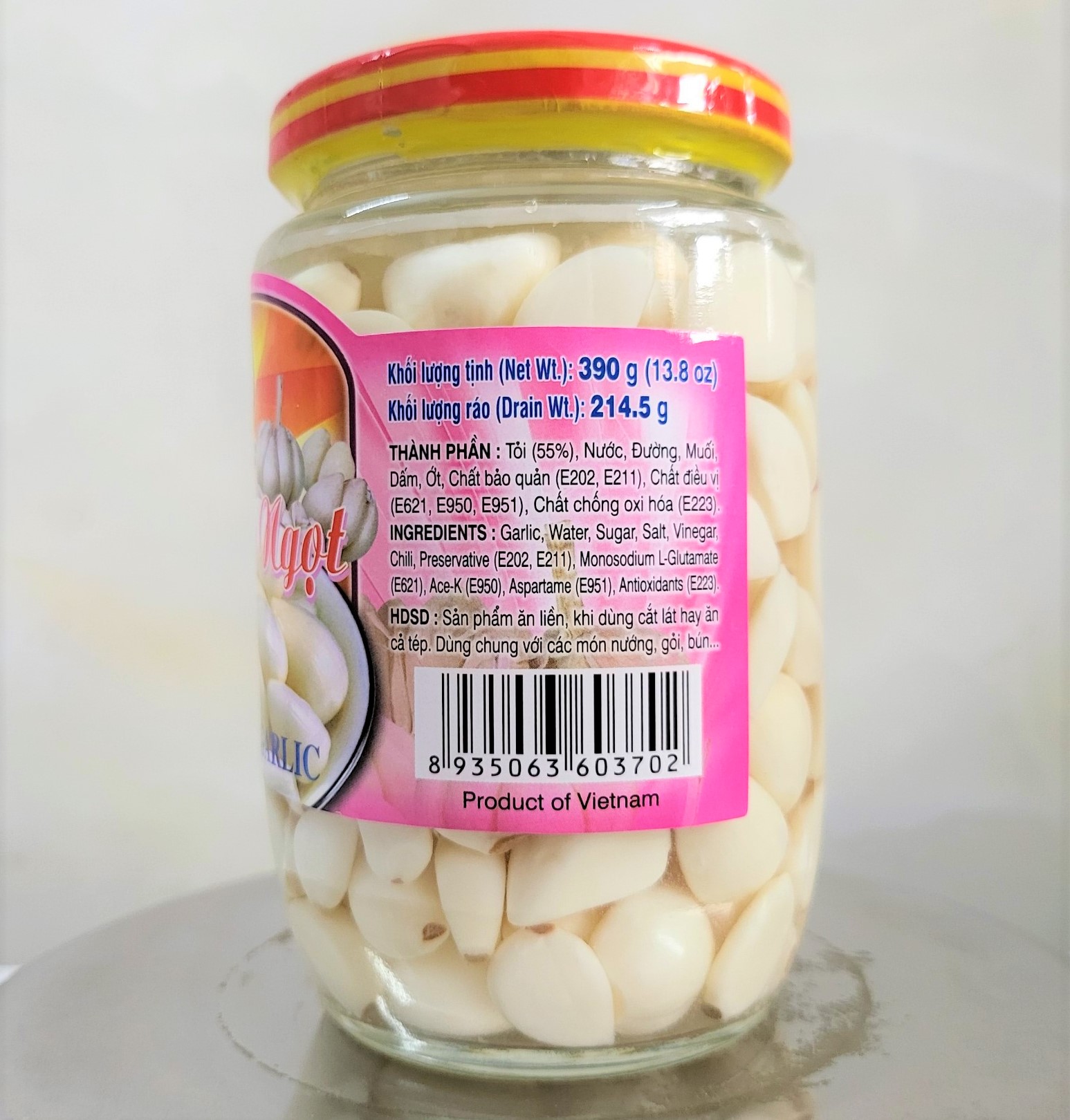 [Lọ 390g] TỎI CHUA NGỌT [VN] NGỌC LIÊN Pickled Garlic