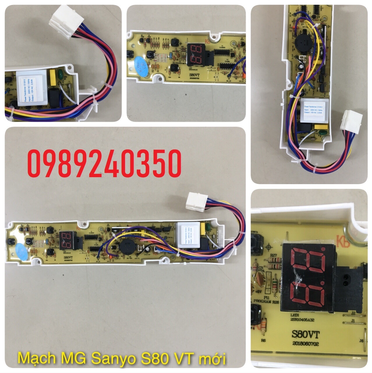 Bo mạch máy giặt aqua aqw - k70at 7kg 4 phím mới