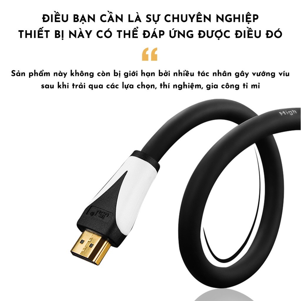 Cáp hdmi 2.0 chính hãng jsj jb-h600 dài 1.8m đến 15m chất lượng hình ảnh sắc nét lên tới 4k hỗ trợ 3d imax màn hình lớn
