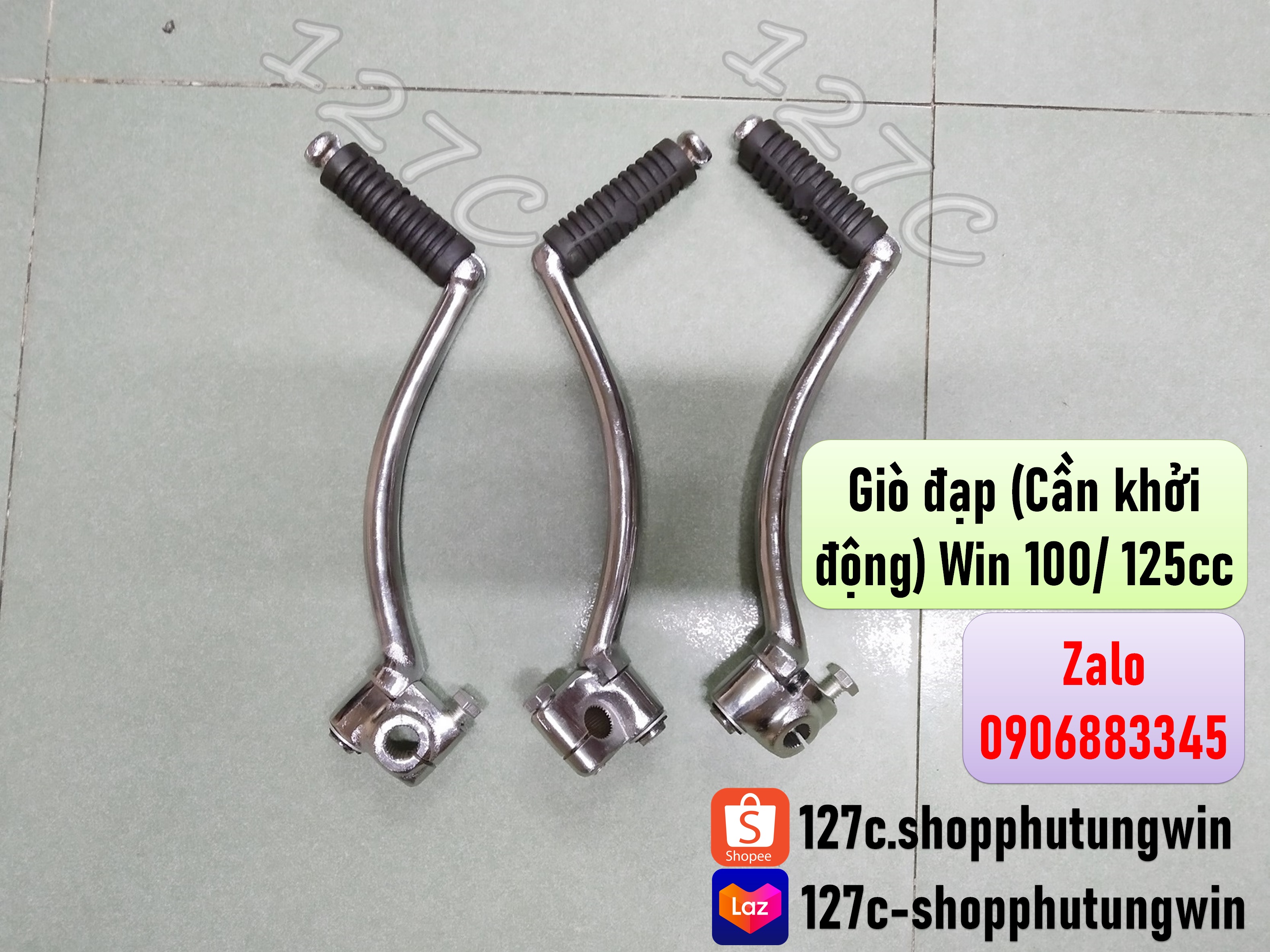 [HCM] Giò đạp / Cần khởi động Win 100 Win 125 (Phù hợp xe 67)