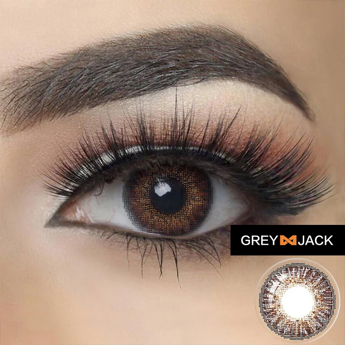 Brown color Power lens by Greyjack -0.50 to 6.00. 