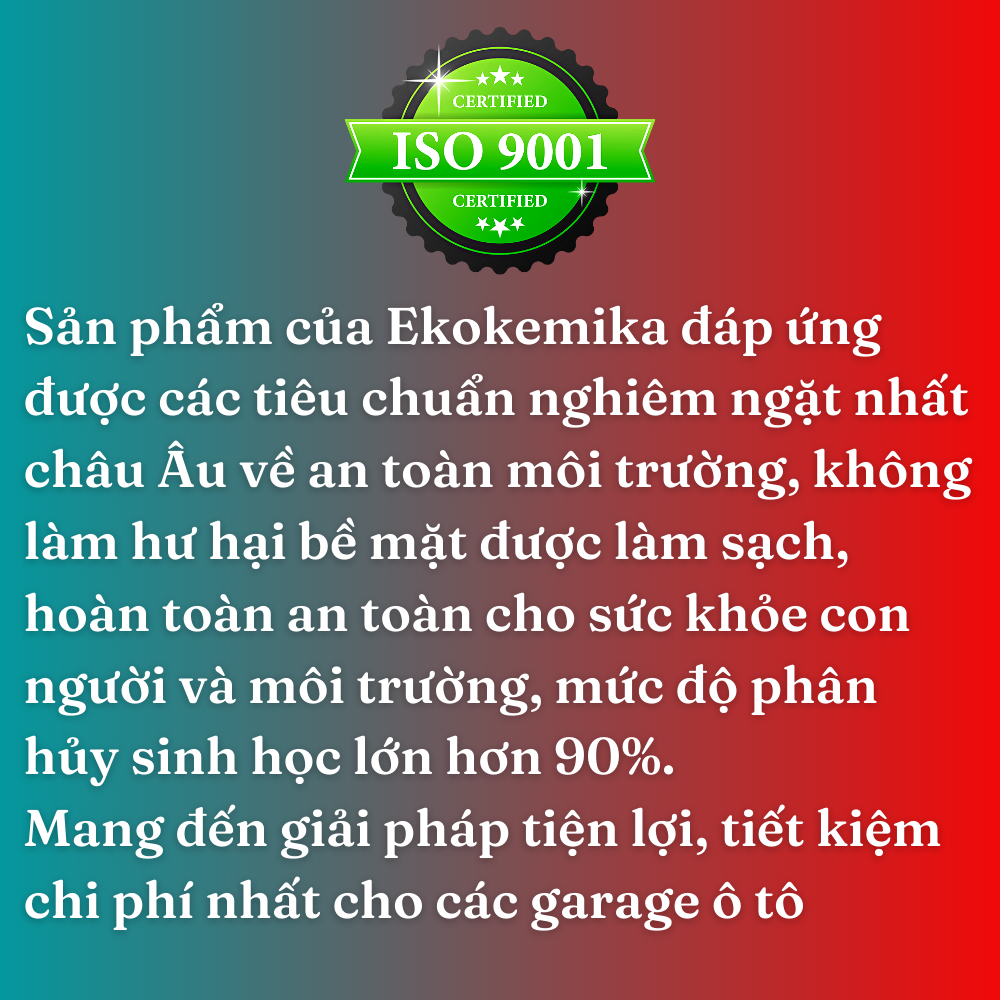 Dung Dịch Rửa Xe Không Chạm Ekokemika Bio 20