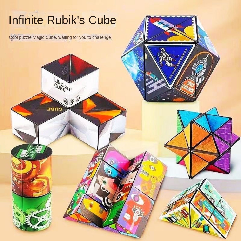 Ever-đồ Chơi Khối Rubik Hình Học 3d Cho Trẻ Em