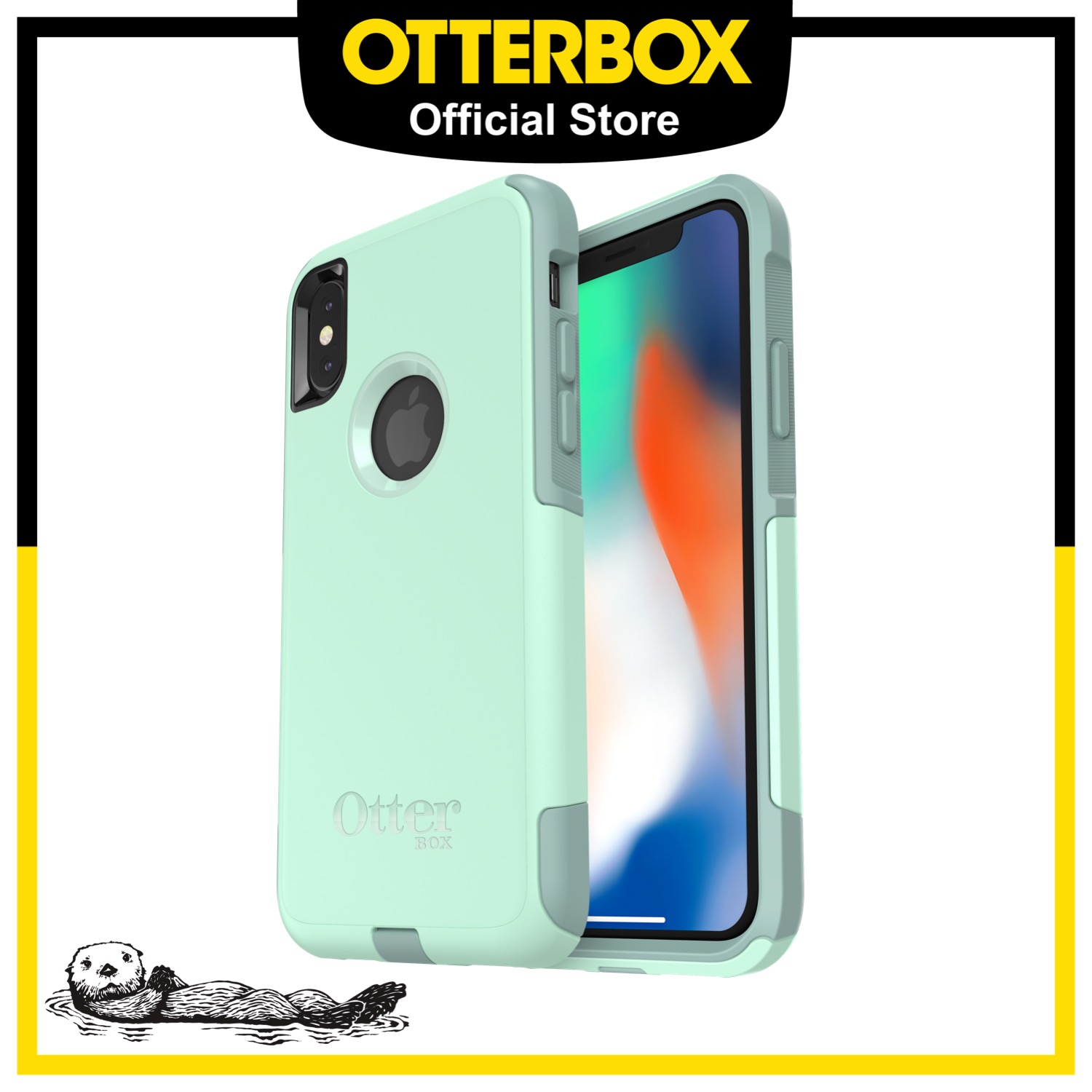 otterbox iphone x with screen protector