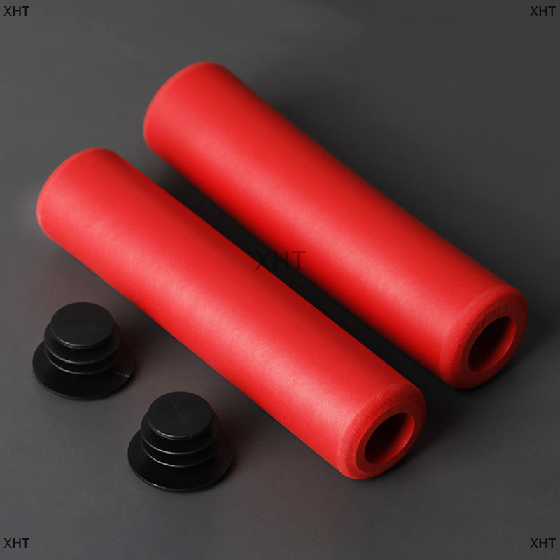 XHT 1 Cặp Tay Nắm Xe Đạp bằng silicon bọc tay nắm ghi đông xe đạp leo núi xe đạp leo núi ngoài trời tay nắm hỗ trợ mạnh chống trượt Phụ tùng xe đạp