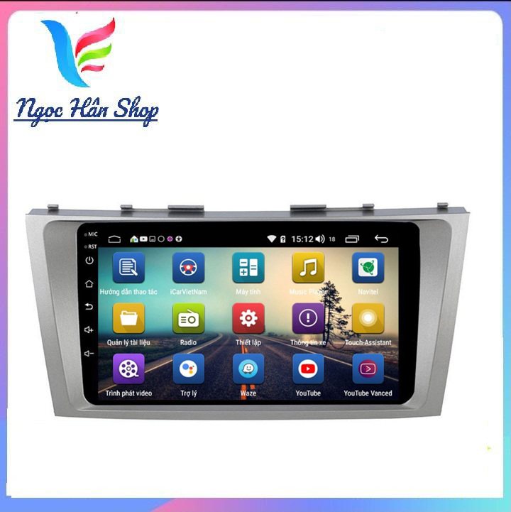 Mặt dưỡng màn hình android cho xe toyota camry 2008-2012