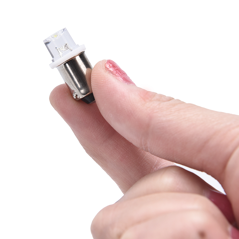 5pcs BA9S LED Indicator Bulb License Plate Bulb Instrument Bulb Detector Lamp ZHIXING. 