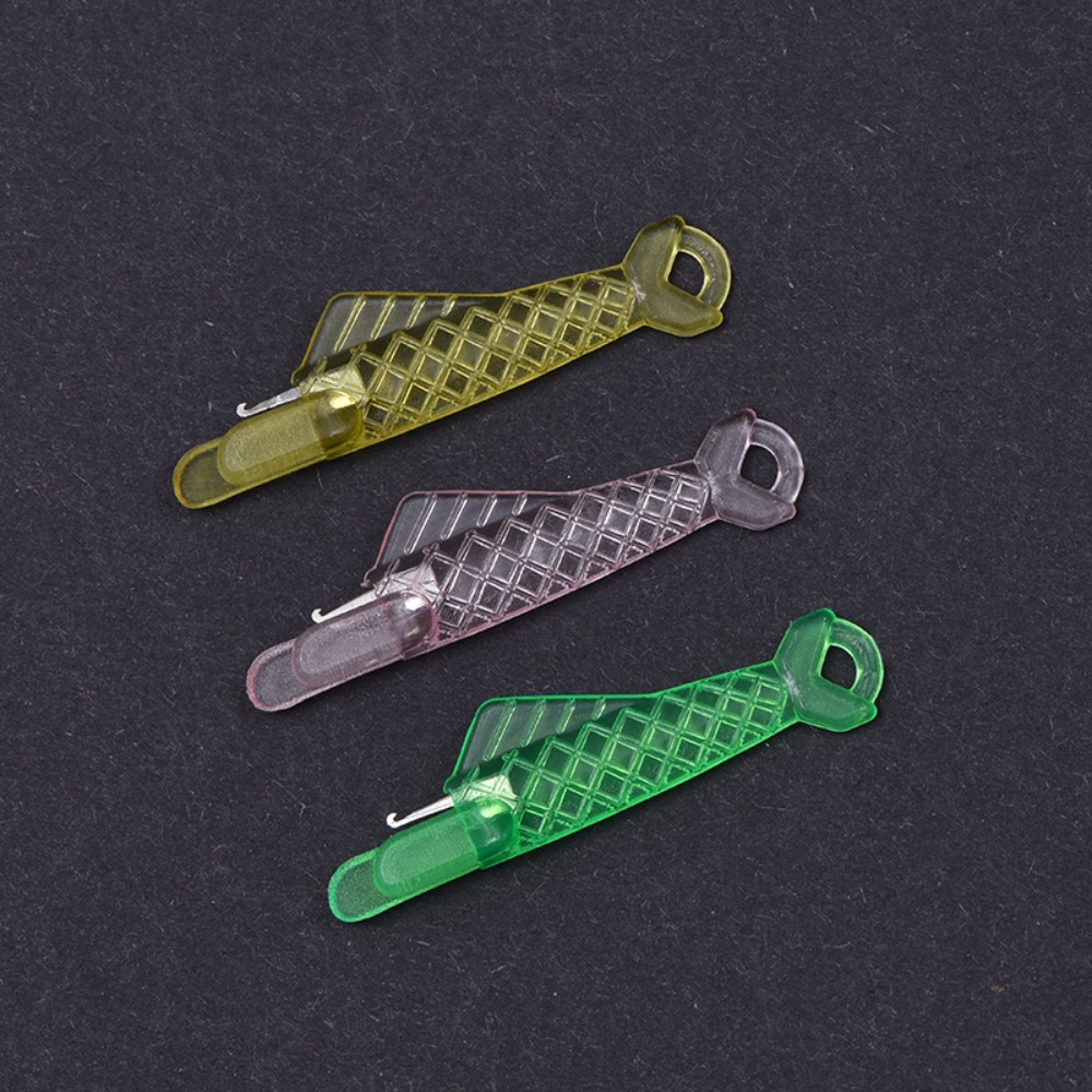 10PCS Time Saving Fish Type Sewing Machine Needle Threader Plastic Fast ...