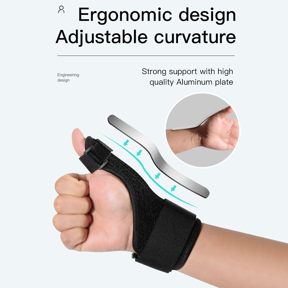 Wrist Thumb Support Protector Tendon Sheath Injury Recovery Thumb Brace Splint Finger Holder Protector Brace for Left Right Hand. 