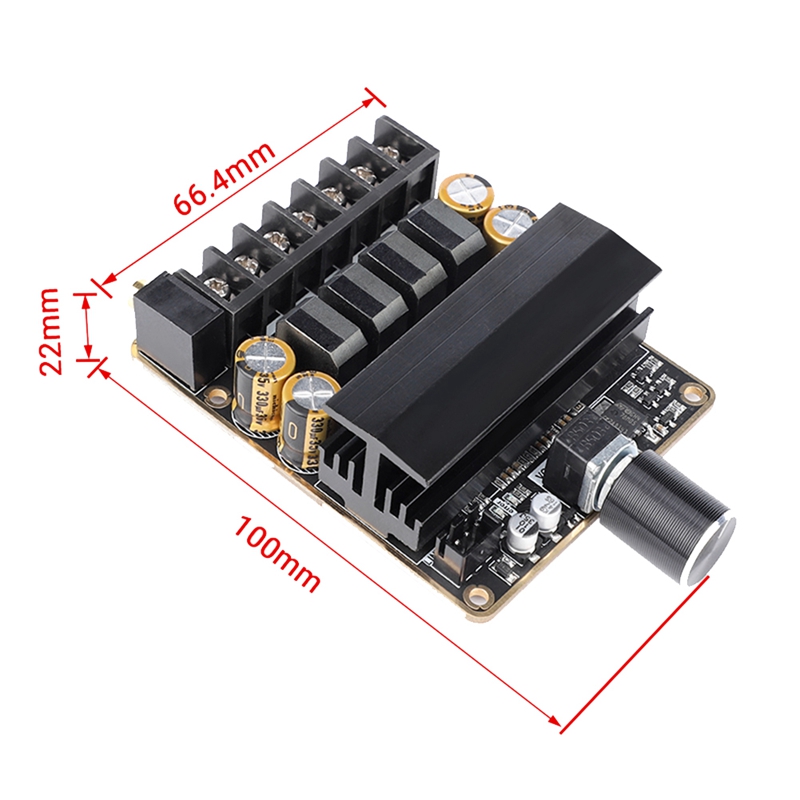 1 Piece TPA3221 Audio Amplifier Board Class D Stereo Audio Amplifier Module 85Wx2 Black