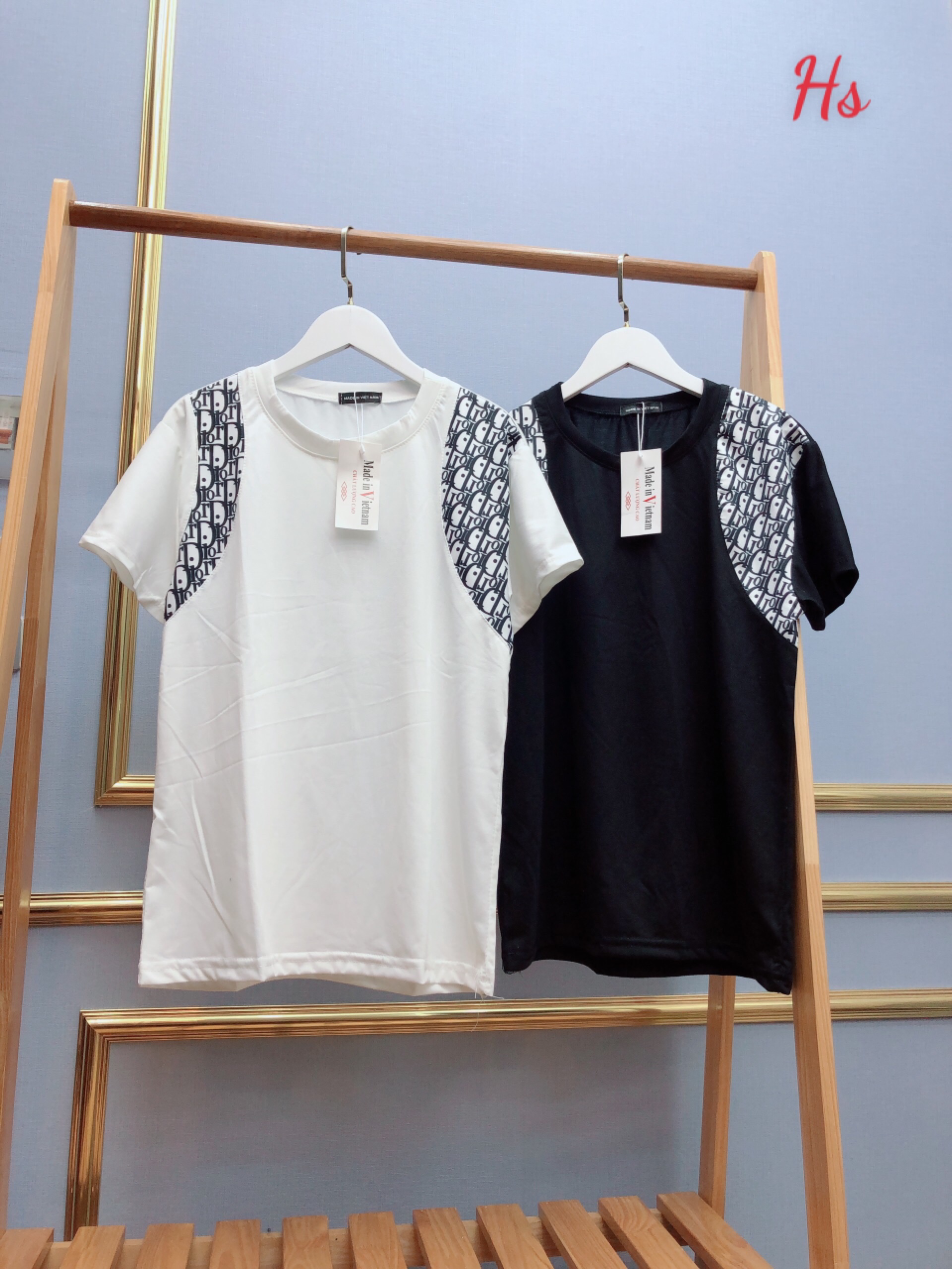 Áo Phông Phối Vai DIOR Cho NAm Nữ