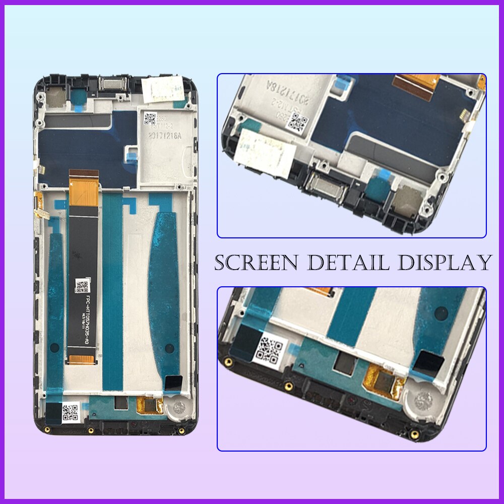 For ASUS Zenfone Max Plus M1 ZB570TL X018DC X018D LCD Display Touch Screen Digitizer Assembly Frame Replacement For ZB570TL LCD