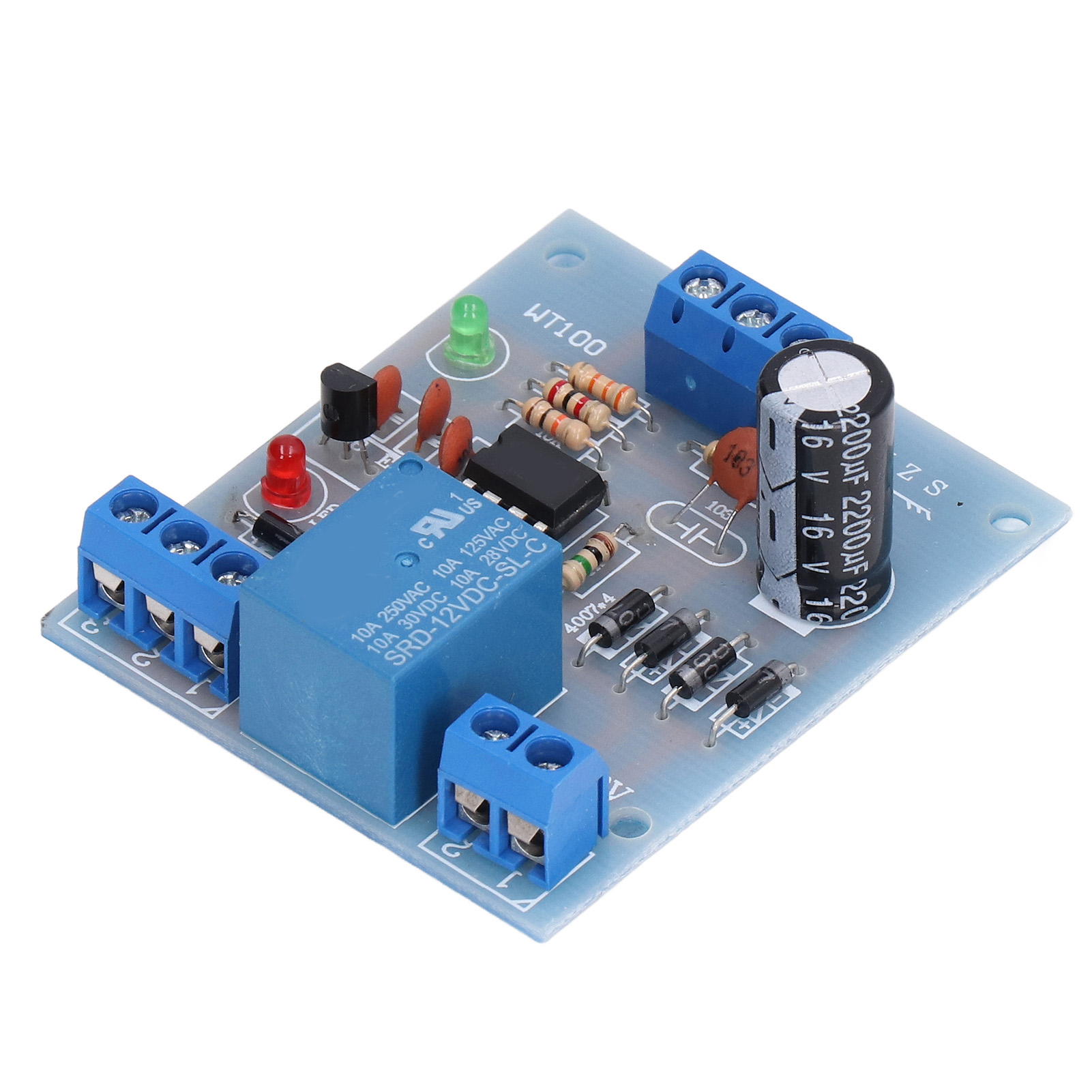 Water Level Sensor Module Simple Wiring Multifunctional Drainage Control Circuit Board Low Consumption for Pond Tanks for Garages