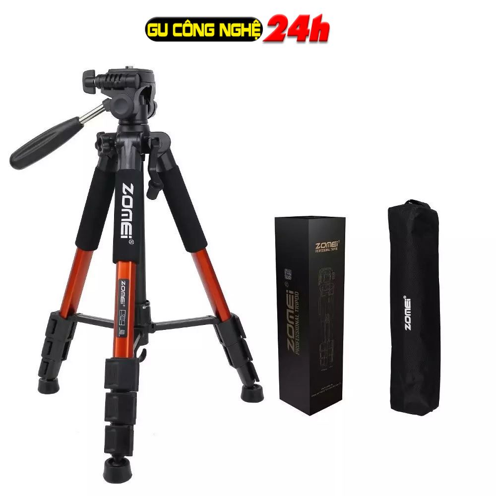 Tripod zomei q310/tripod zomei q111 chuyên nghiệp cho chân máy ảnh slr hợp kim nhôm ,kéo dài 170cm