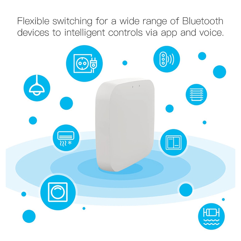 Smart Home Bridge Tuya Bluetooth Gateway Tuya Bluetooth Device Work with Smart Life App Remote Control