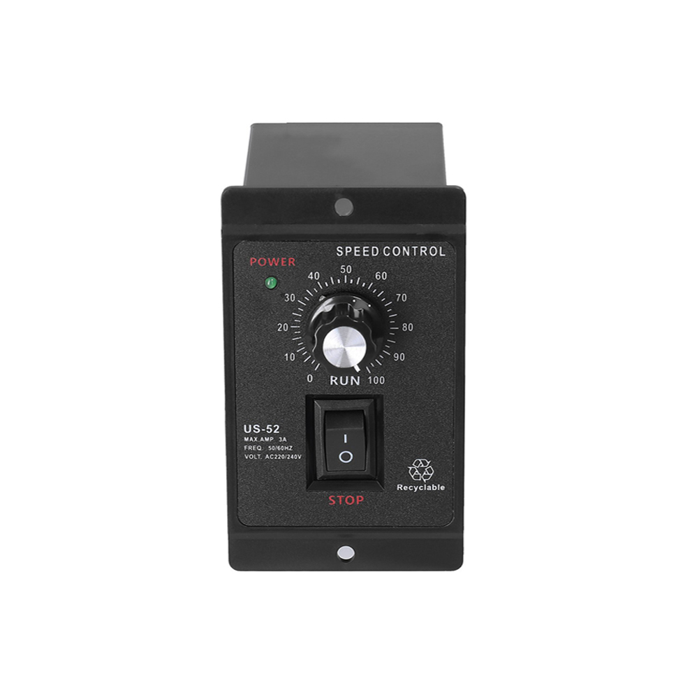 400W điều khiển tốc độ động cơ AC 220V 50Hz kỹ thuật số điều chỉnh vô cấp một pha điều khiển tốc độ động cơ 0-1450RPM Bộ điều tốc
