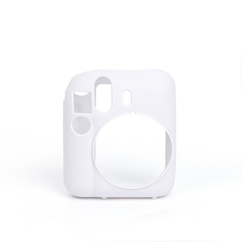 \'[;. Camera Silicone Case For Fujifilm Instax Mini12 Shell Protective Cover Soft Shell Solid Color Scratch-Proof Mini 12 Case