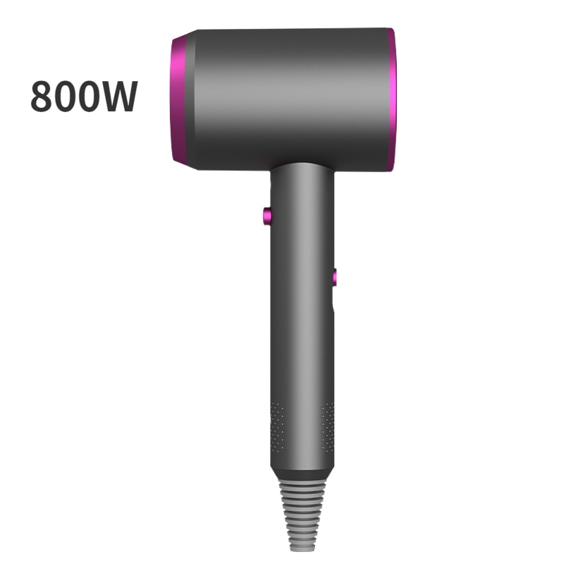 1250W Hot Cold Wind Hair Dryer Dyson Style Hair Dryer Professional Blow Dryer Suitable For Home Salon Blue Light Quick Hairdryer