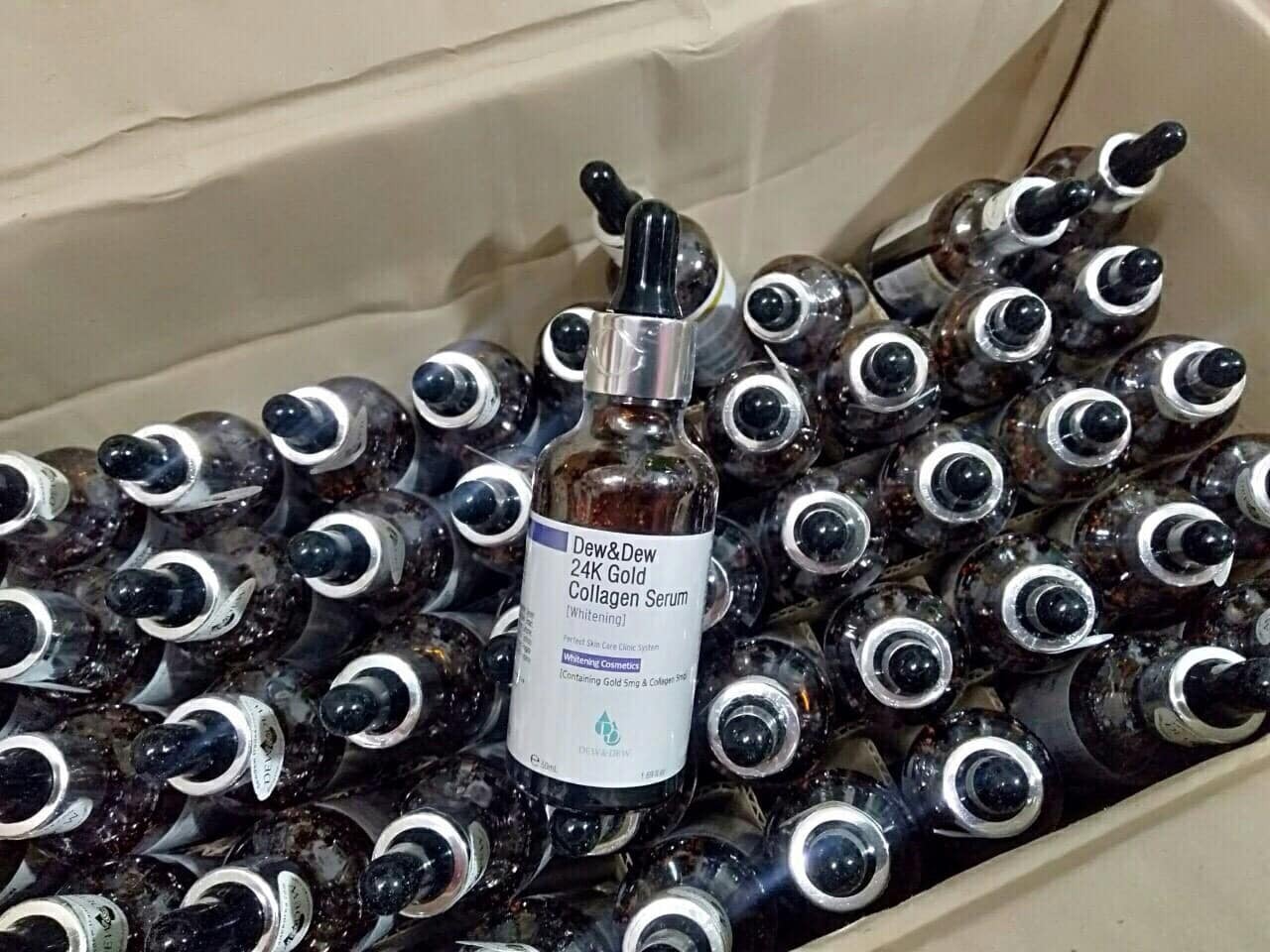 Serum Trắng Da Dew&Dew 24k Gold Collagen Whitening 50ml
