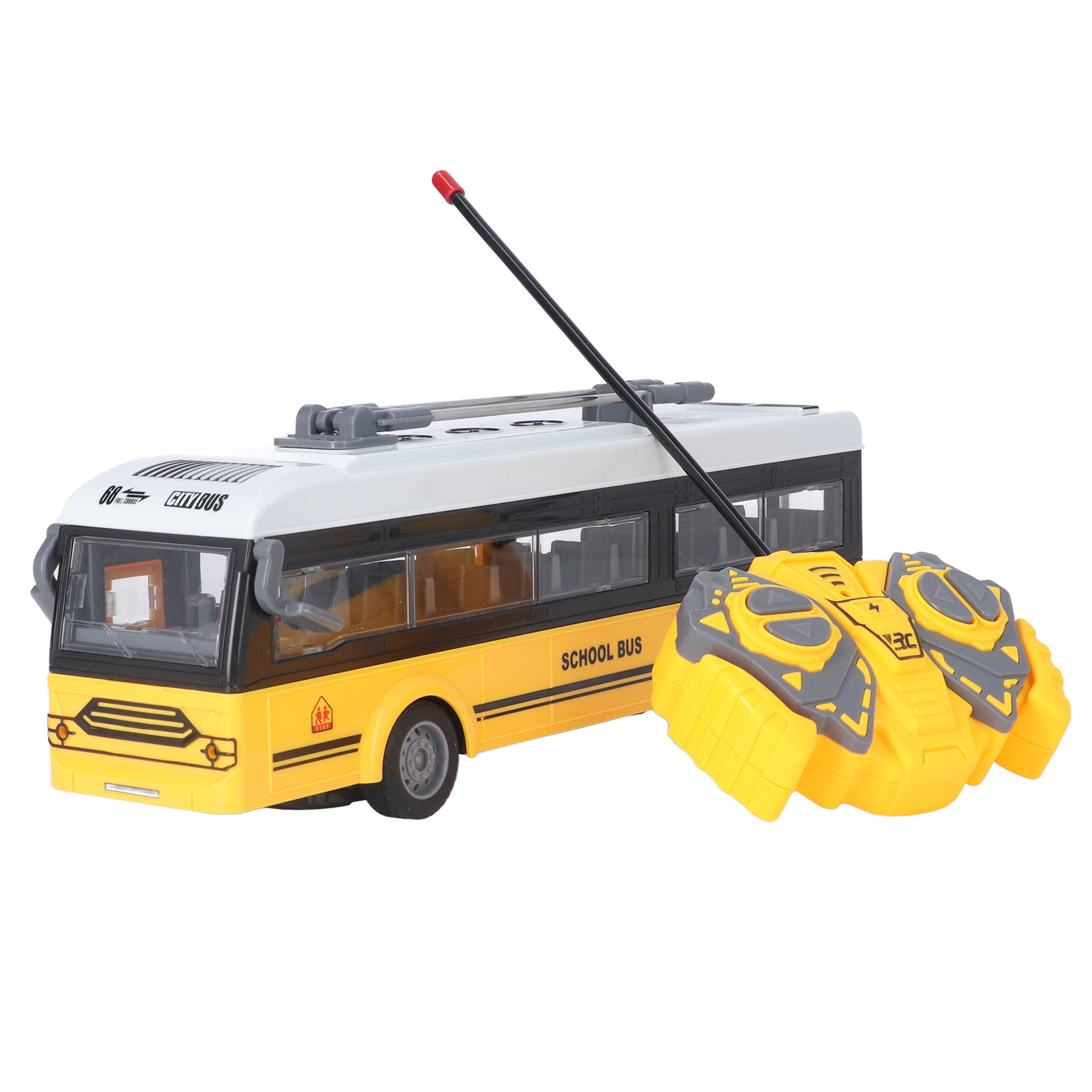 Remote Control Bus Opening Doors RC School Bus Stylish Design for Kids