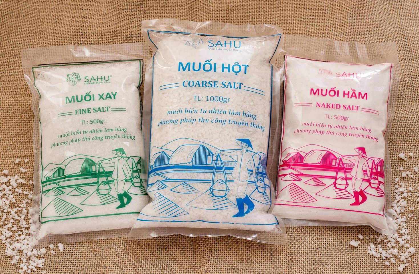 Sea Salt SaHu - Vietnamese traditional sea salt