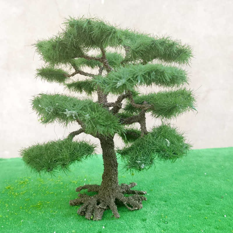 【Clearance Markdowns】18cm Miniature Simulation Spruce Pine Model Tree Real Texture Landscape Green Tree Model Train Railway/Railroad Layout. 