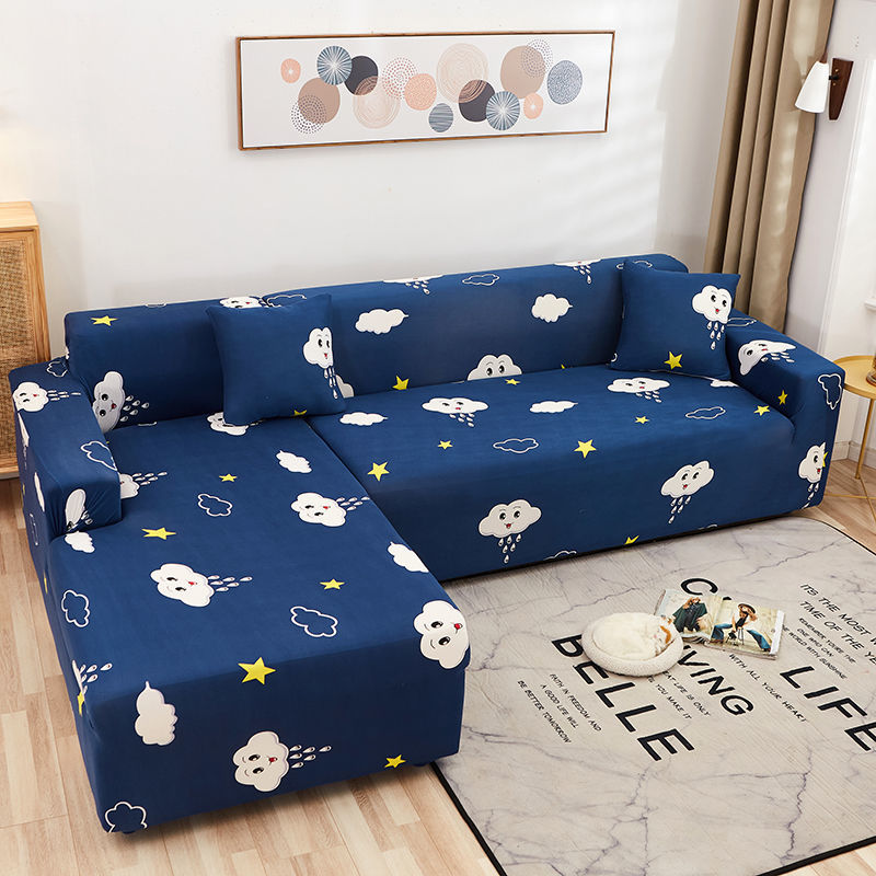 Universal elastic sofa cover 1/2/3/4 seater&L shape all-inclusive fabric sofa cover sofa cushion dust cover sofa towel combination sofa cover sofa bed protector cover