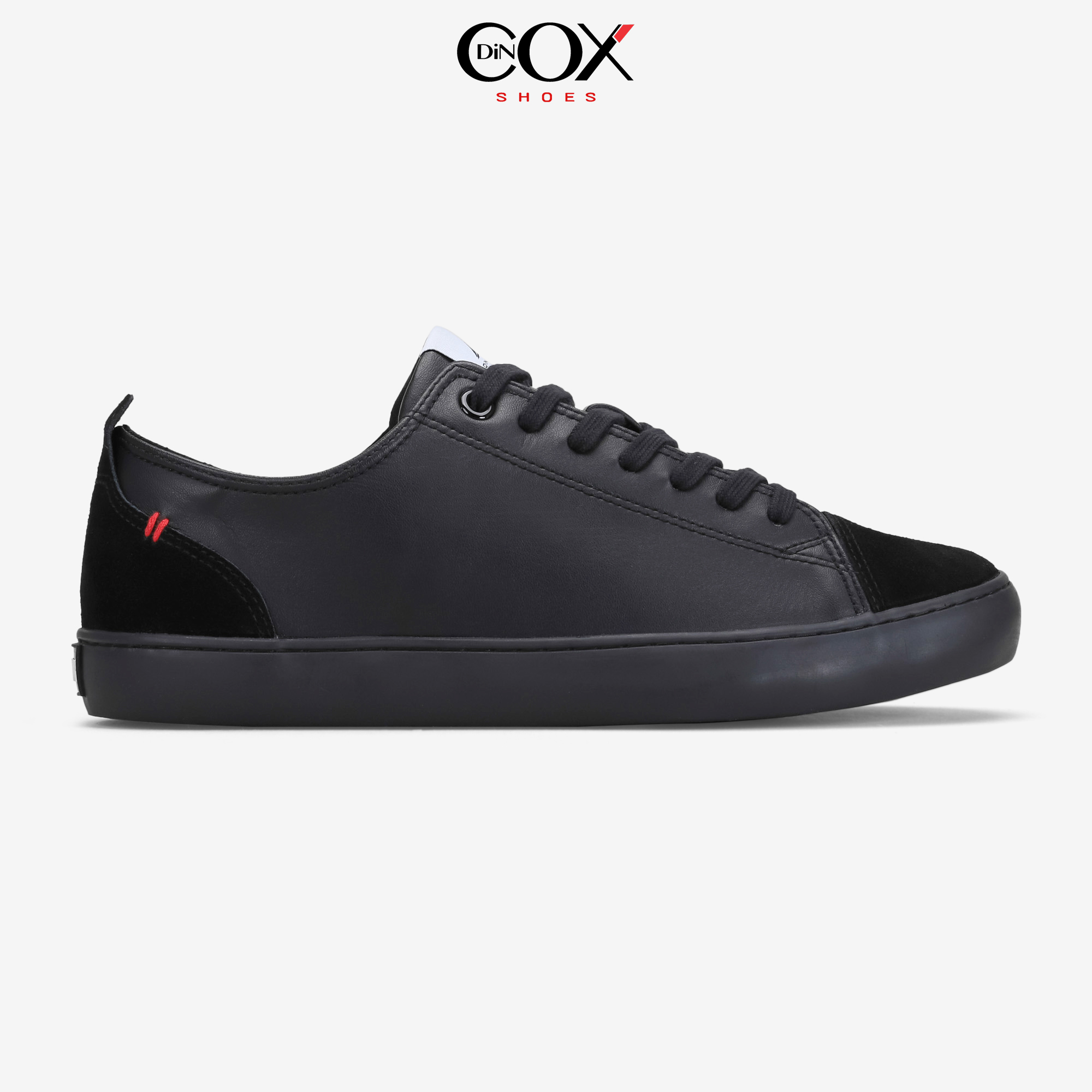 Giày Sneaker Da Nam Dincox C17 Black Sang Trọng