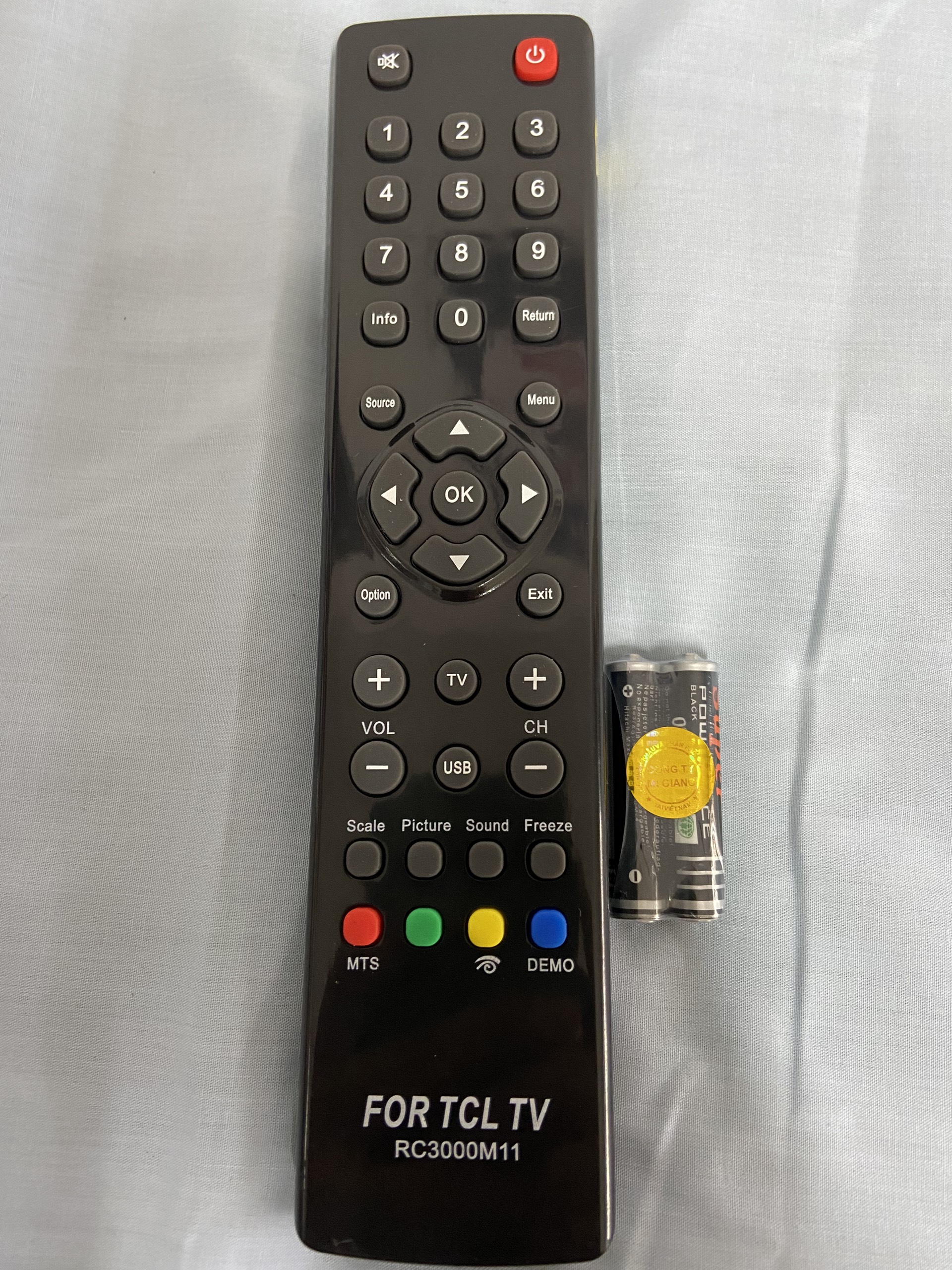 Tcl m11 - remote điều khiển tivi tcl rc3000m11 . tặng kèm pin