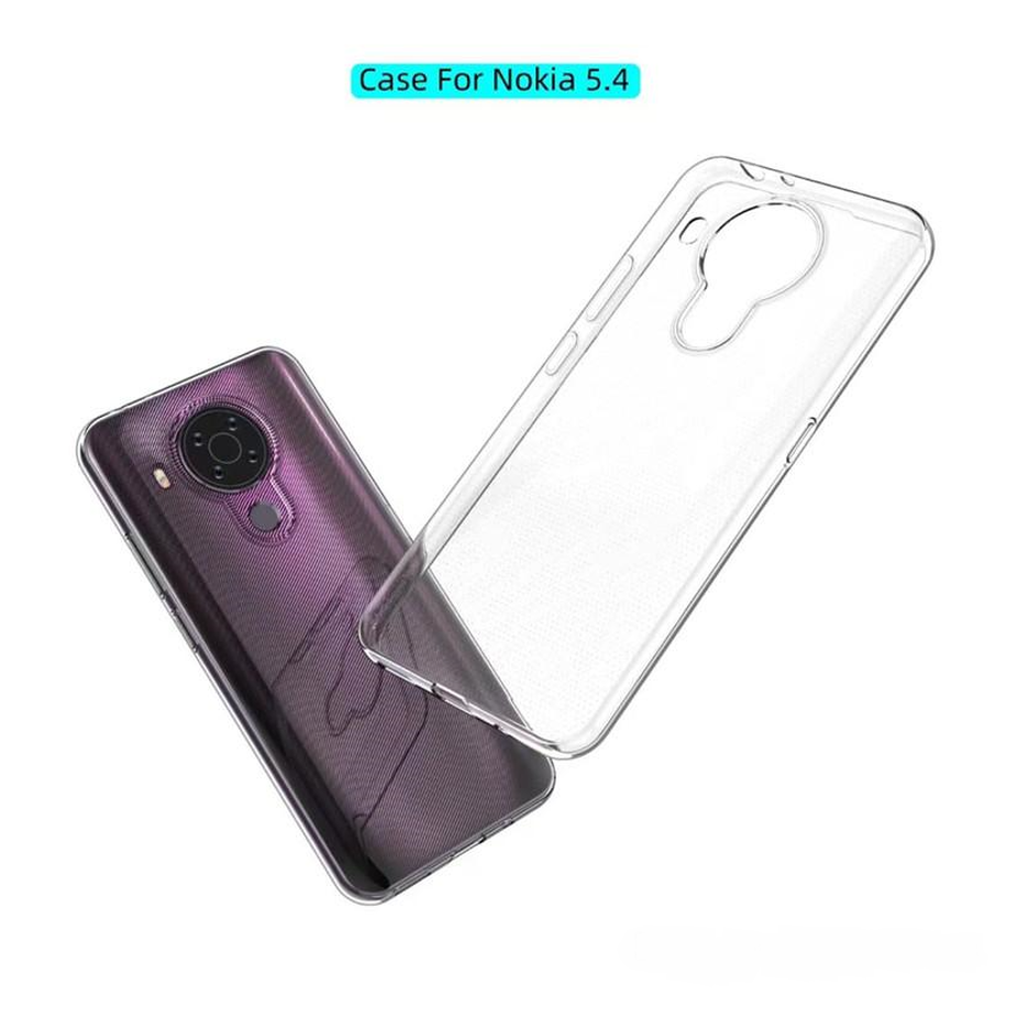 Ốp dẻo trong suốt cho Nokia 5.4 (Hàng loại A)