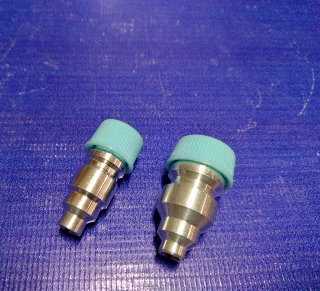 AC charging valve service port high & low pressure side car aircon r