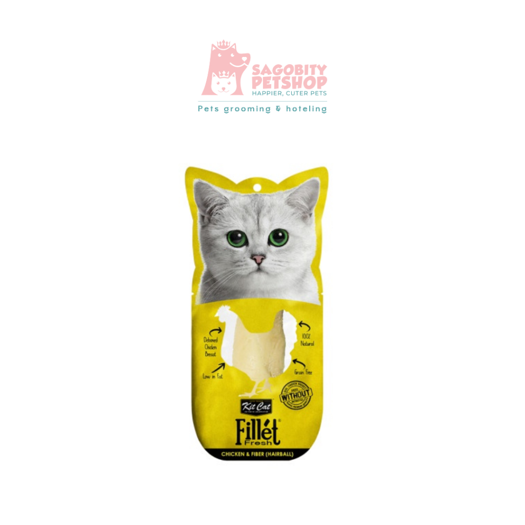 Snack phi lê dành cho mèo KIT CAT Fillet Fresh 30g - Nhiều vị