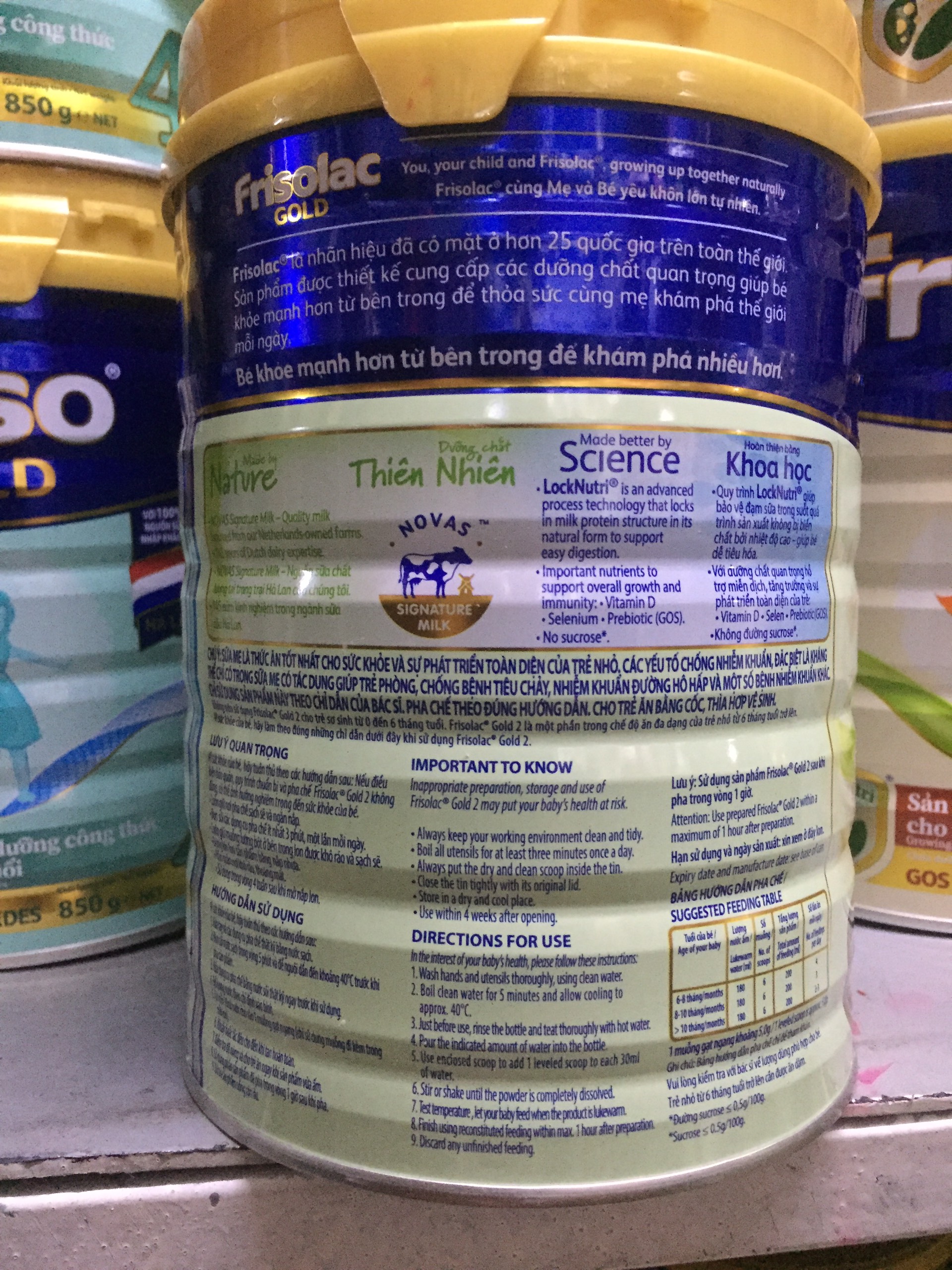 Sữa Friso Gold Số 2 850g
