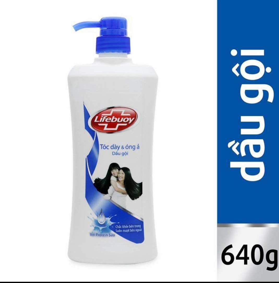 Dầu gội Lifebuoy 640g(xanh/ đỏ)