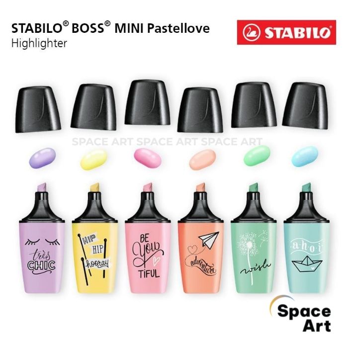 [Space Art Store][Chính hãng]Bút dạ quang Highlight STABILO BOSS mini Pastel 07