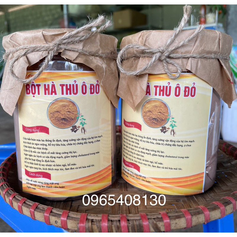 [CHÍNH HÃNG] Bột Hà Thủ Ô Nguyên Chất Đã Cửu Chưng Cửu Sái ( Tây Bắc 99 )